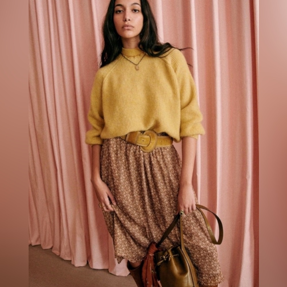 Sezane brown floral Maria, 38